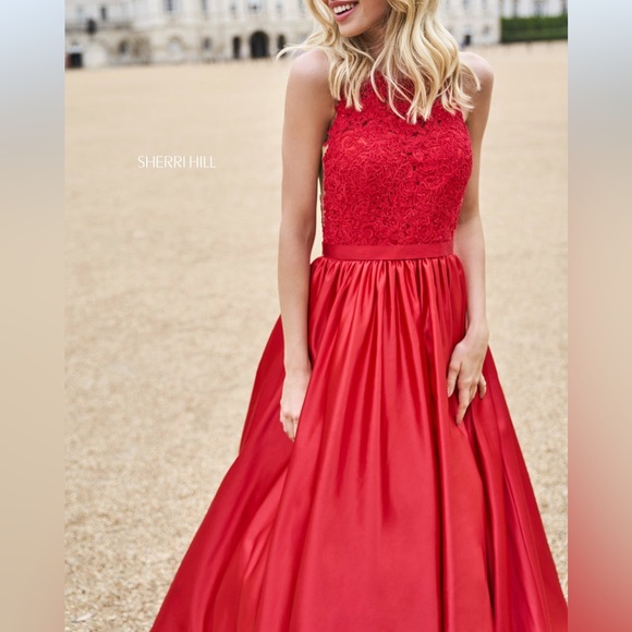 Sherri Hill Dresses & Skirts - NWT Sherri Hill Vibrant Red Prom Dress #53573